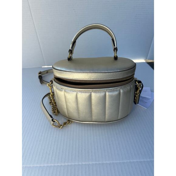 Coach | Gold Trail Crossbody Bag with Quilting - Picture 11 of 16